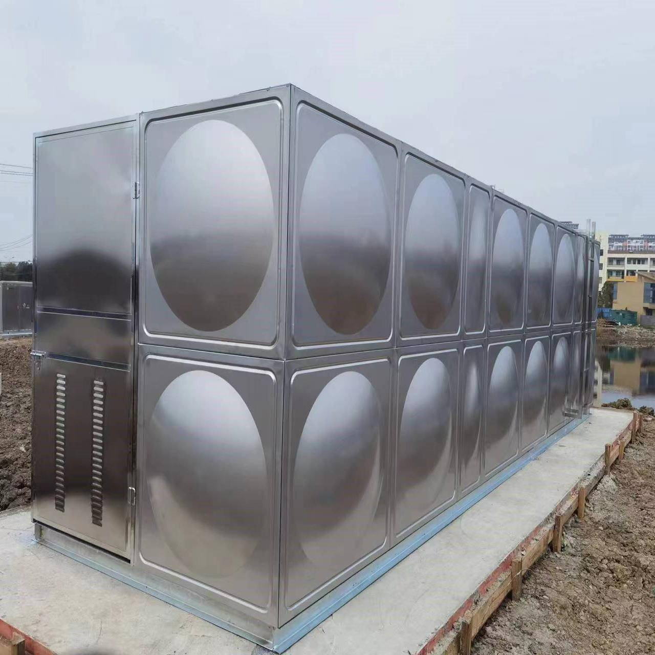 苏不锈钢水箱厂家直供方形保温殖养农业江灌溉30不锈钢341水4箱