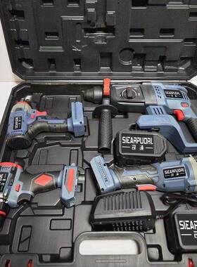 东城无刷电锤冲击款钻电捶角机动扳四件OAY手套电工具工厂直销包