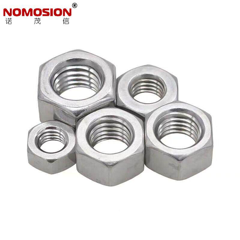 304母不锈钢加厚六角螺加母高六角厚螺帽特厚六方螺5丝UNI518087