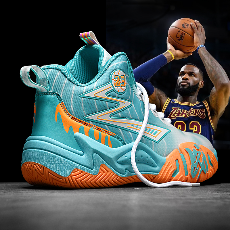 詹姆斯实战篮球鞋儿童减震运动鞋