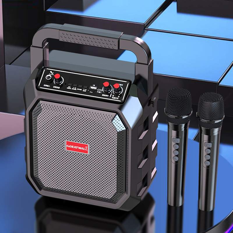 户外广场舞音响手提便携式音箱家用k歌大音量带话筒蓝牙插卡无线