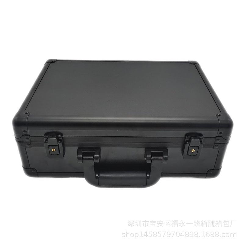 全黑铝合金卡牌收纳盒游戏王球星卡大容量psa评级卡收纳箱