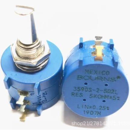 BOURNS精密多圈线绕电位器3590S-2-103L 502L 1K 2K 5K 10K 100K