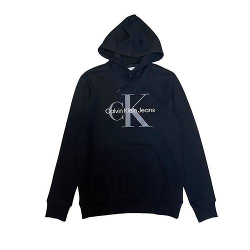 Calvin Klein CK专柜秋冬男士时尚连帽加绒卫衣 棉质经典印花卫衣