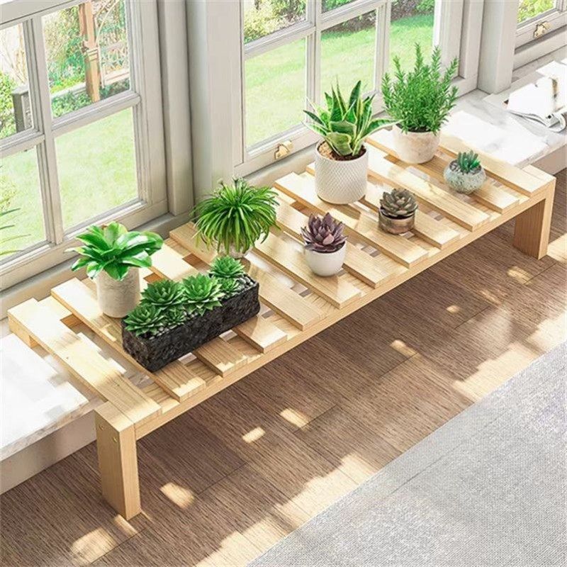 阳台台沿加宽窗台花架置物架窄台面一层J落地式实木花盆架子高低,农机/农具/农膜,无土栽培设备,淘宝优惠券,粉丝福利购,淘宝优惠卷