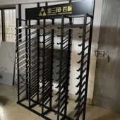 瓷砖展示架立式 铝扣板石材地板样品展架J色板架子吊顶橱柜门板货