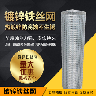镀锌钢丝网养鸡果园围栏r网户外围网护栏铁网围栏小孔养殖网铁丝