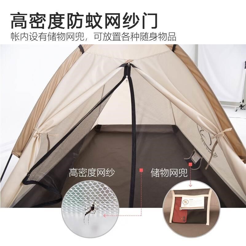帐篷户外便携式折叠轻便登山沙滩B露营应急救灾单人防雨加厚帐篷图片