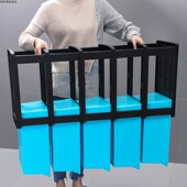 汽车美容店洗车毛巾收纳格盒洗车场专用毛K巾架洗车店抽屉式 收纳