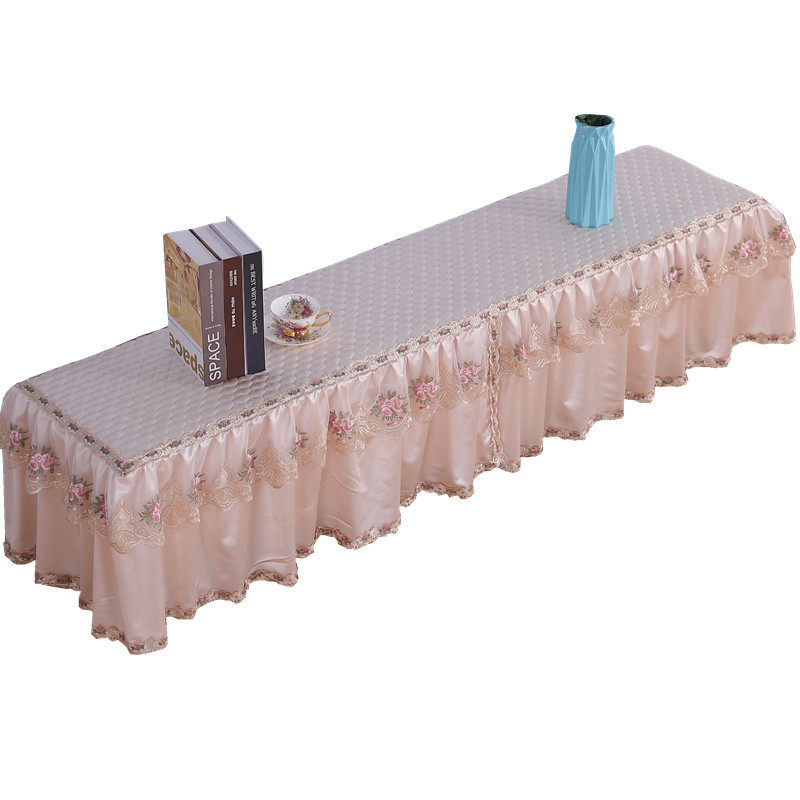 欧式茶几电视柜i桌布蕾丝布艺长方形客厅美甲台布梳妆台盖布防尘
