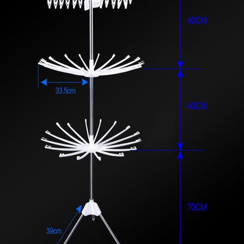 折叠式晾衣架,适用于家庭阳u台婴儿地板立式室内婴儿晾衣杆,儿童