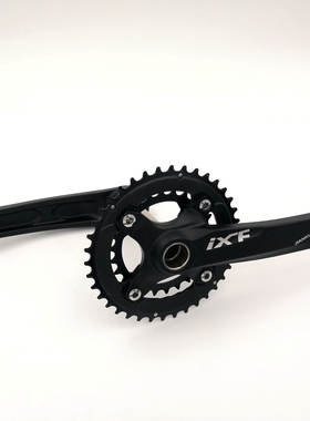 健坤 IXFe山地车双盘片中空一体牙盘20 22 24速自行车曲柄链轮齿