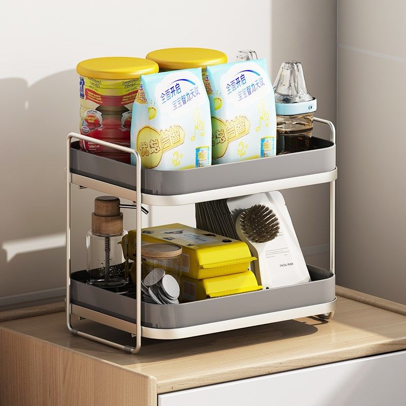 轻奢不锈钢杯架置物架水杯茶杯茶具收纳架桌O面双层托盘家用沥水,家庭/个人清洁工具,杯架,淘宝优惠券,粉丝福利购,淘宝优惠卷