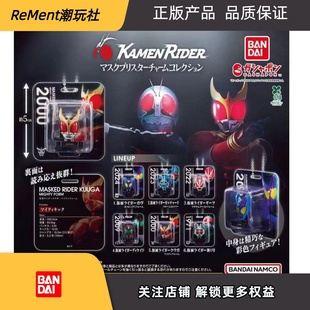 万代BANDAI假面骑士头像微缩挂件扭蛋新一号空我帝骑极狐歌查德