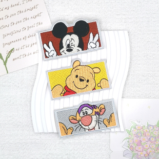 卡通衣服补丁贴自粘免缝可爱羽绒服书包修复装 饰图案贴刺绣布贴