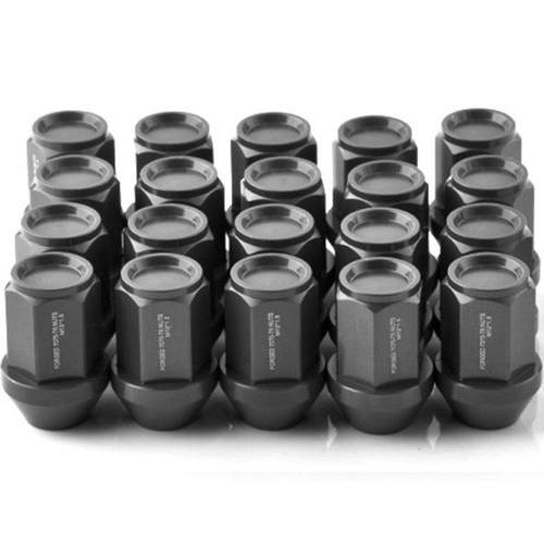 汽车改装轮毂螺丝帽锻造螺丝7075轻量化35MM长19号螺母轮胎螺丝帽