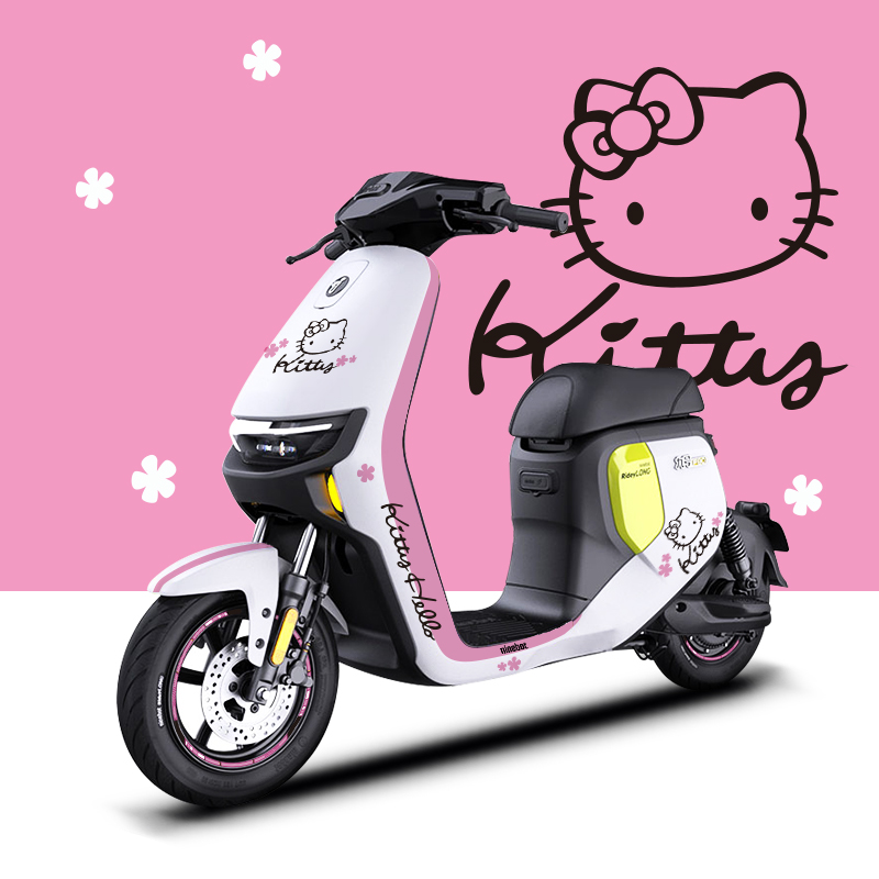 适用于九号F90电动车贴纸35/60型号专用拉花防刮花划痕遮盖卡通