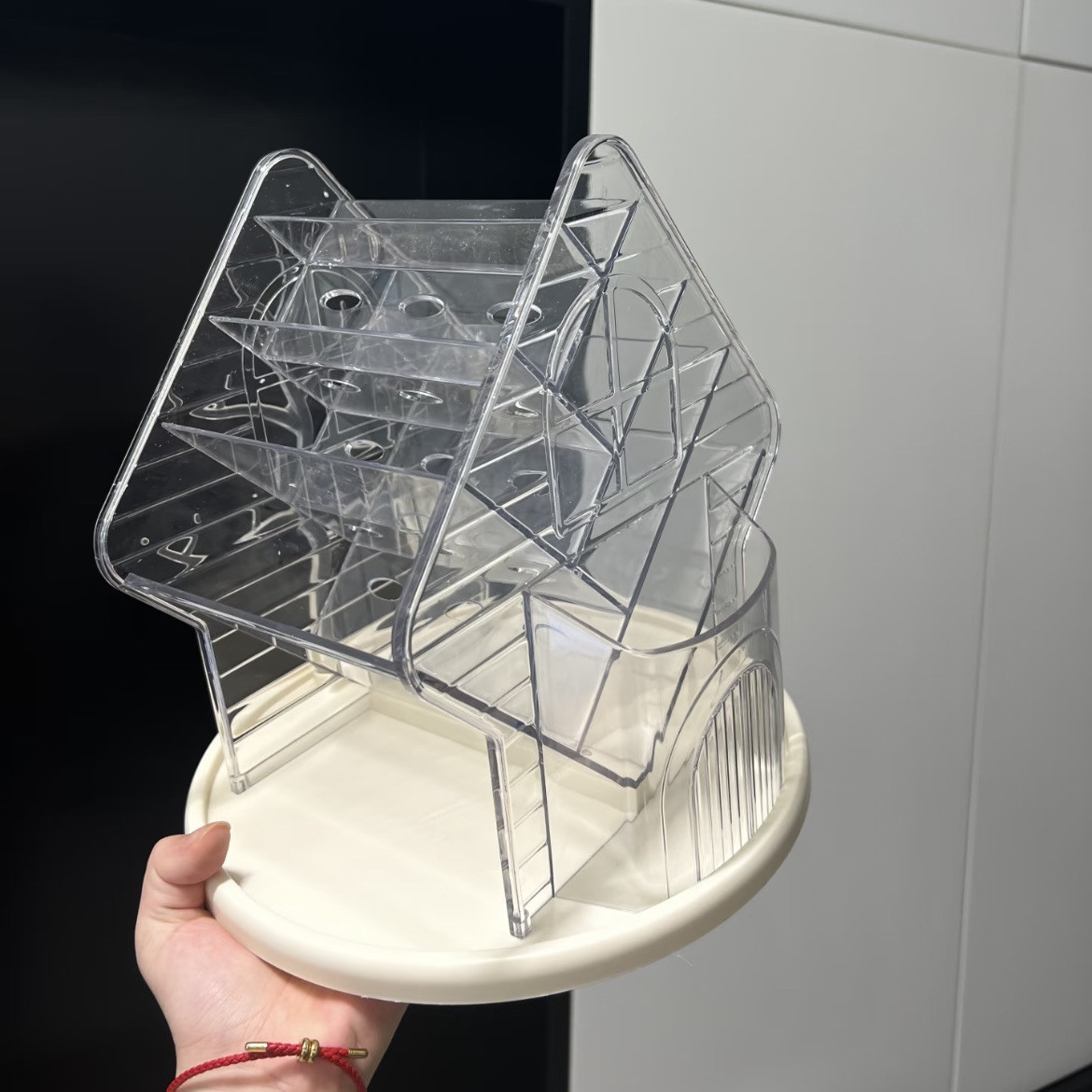 桌面高级感化妆品置物架ins风