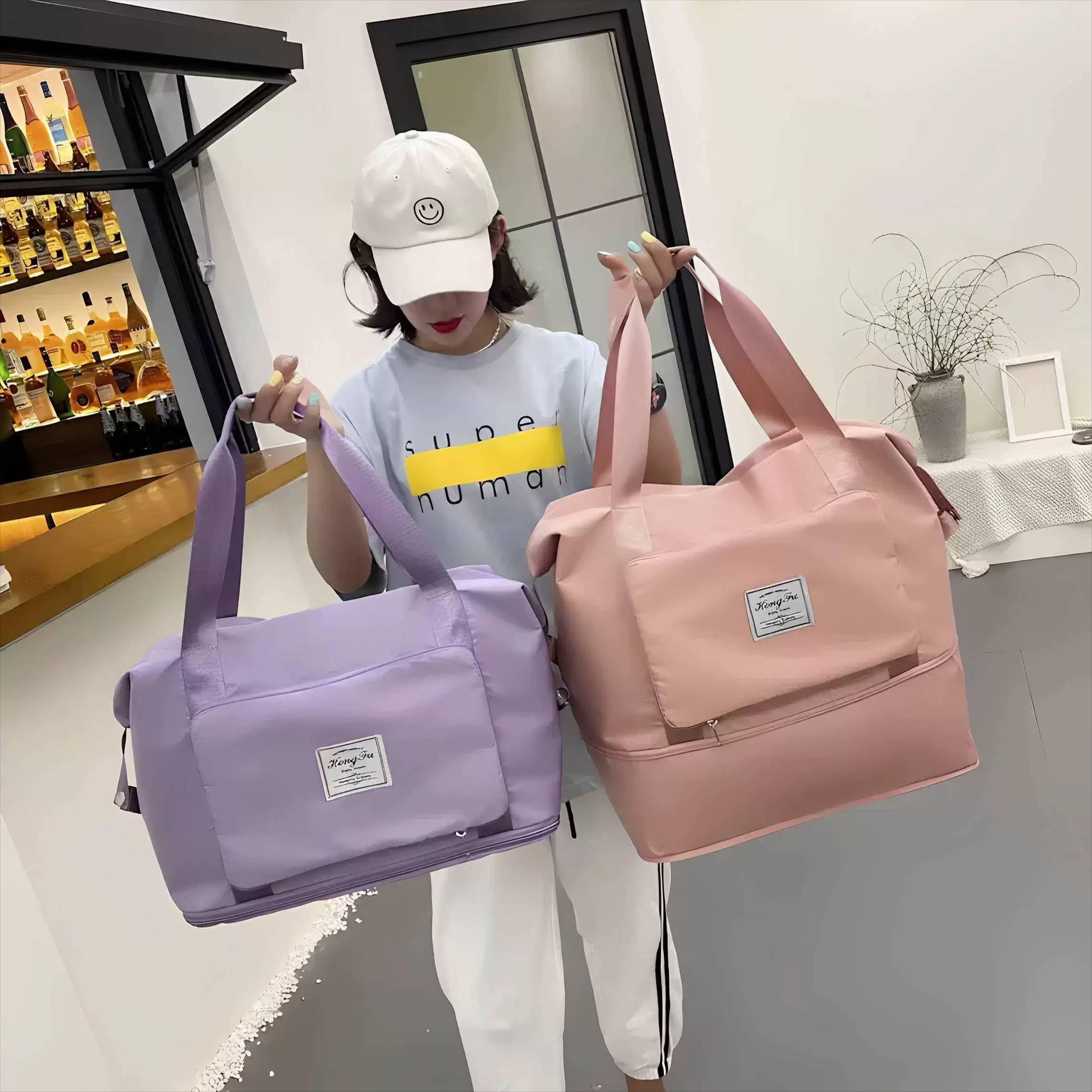 旅行包女手提多功能大容量防水