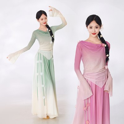 舞蹈服花朵点缀优雅大方物美价廉