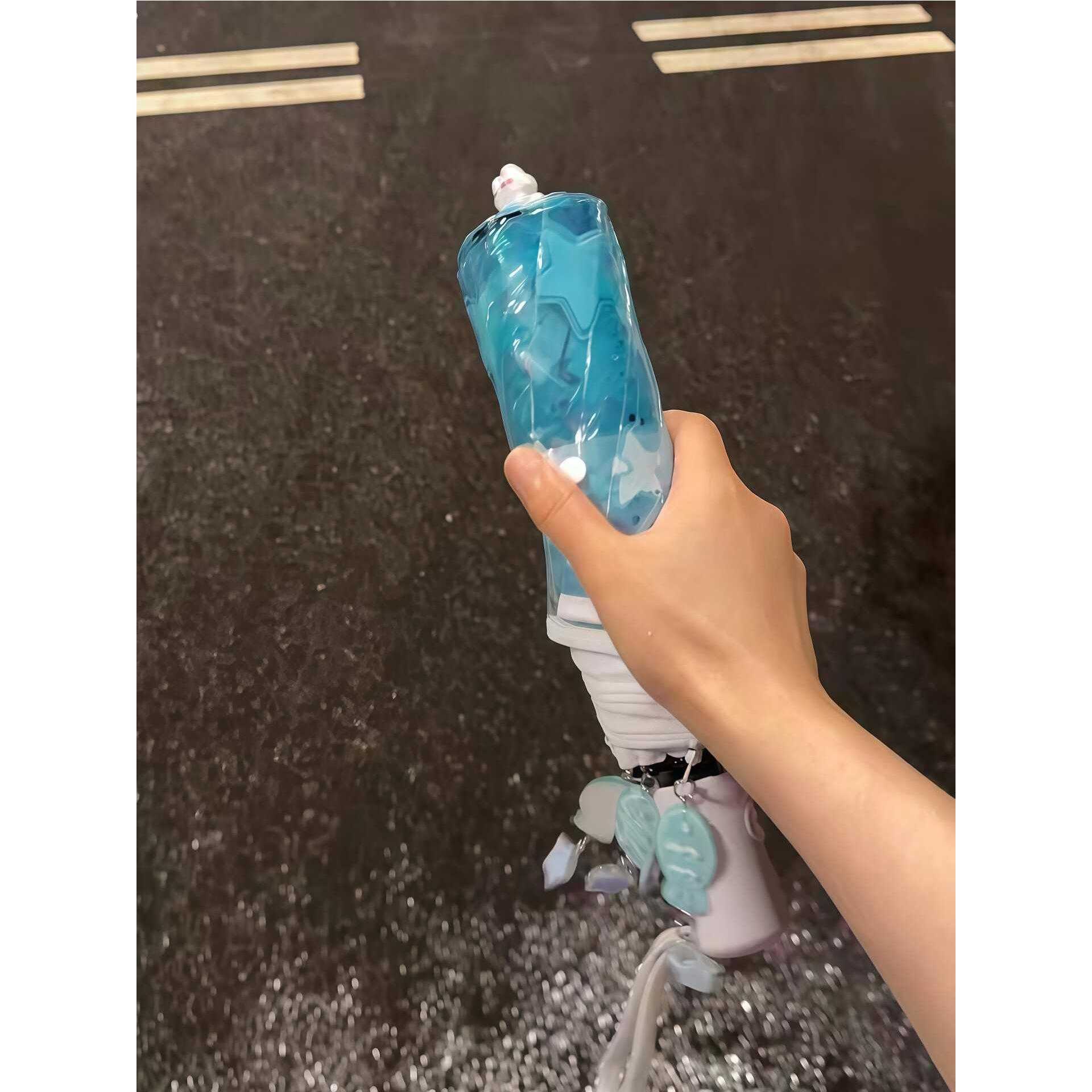 2026新款薄荷绿小猫咪透明雨伞