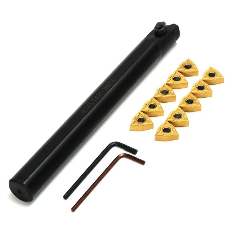 S20R-MWLNR08 数控车床车刀+1盒10个WNMG0804刀片+2个六角扳手