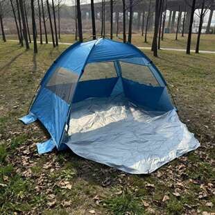 简易折叠野营装 帐篷户外便携式 备沙滩防晒防雨多用途公园野餐露营