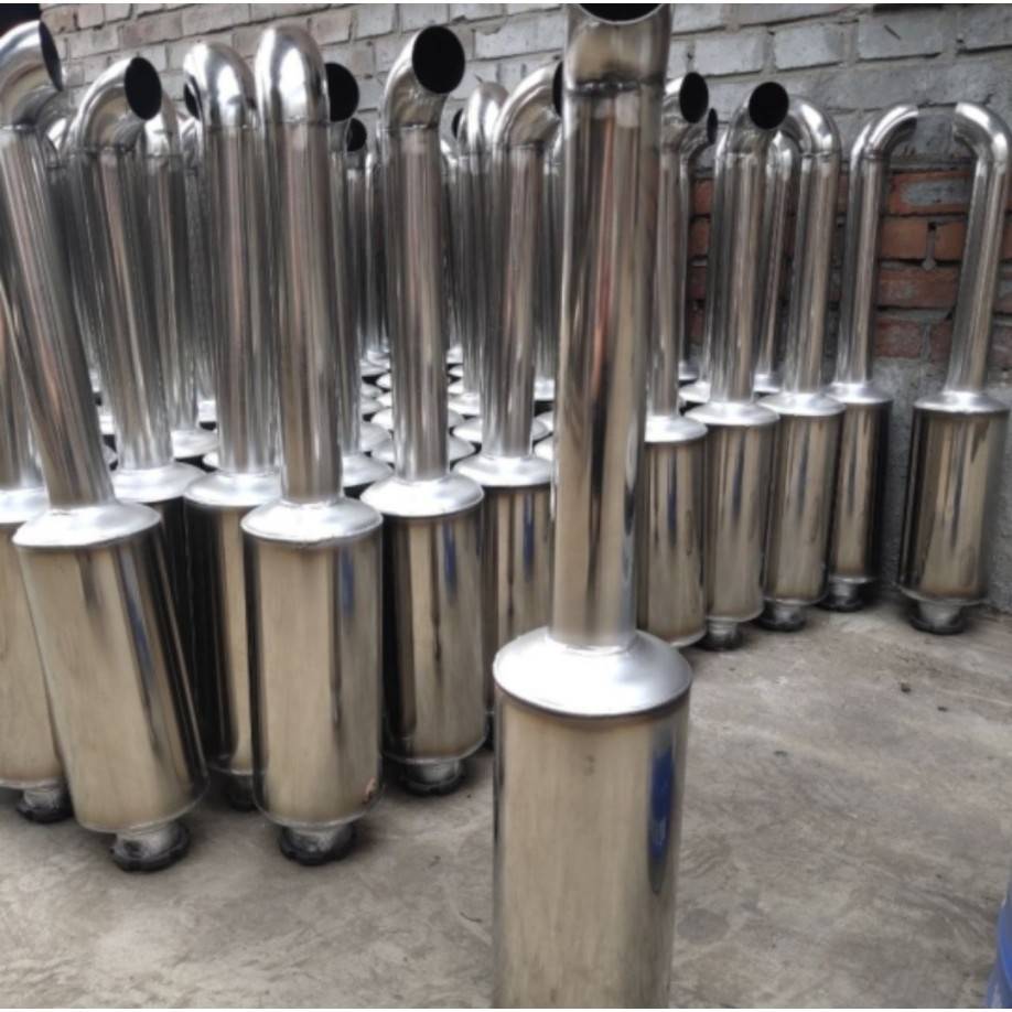 单缸柴油机加长不锈钢消声器常柴L280S195/1115/1125消声器排气管