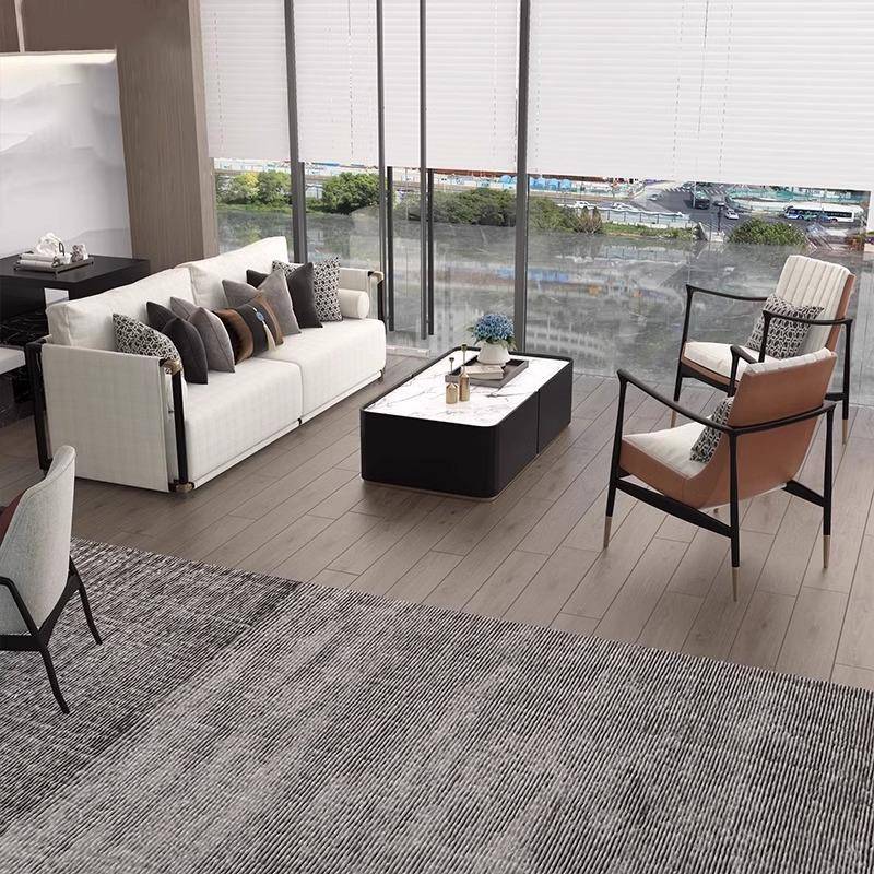 需定制售楼部处卡座洽谈新中式沙发桌椅组合酒店大堂会所商务接待