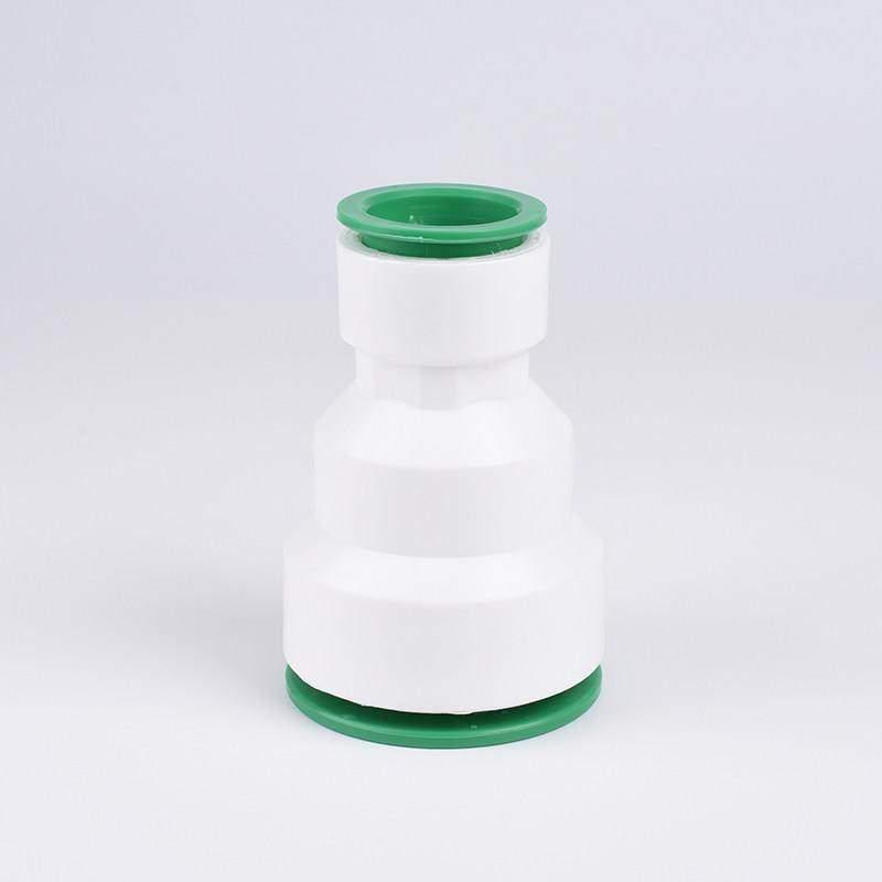 ppr免热熔水管20pvc快速接头快插直接25快接球阀32pe异径三通弯头