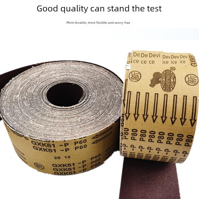 硬布砂带卷犀利牌GXK51-P木工抛光砂纸手撕砂布卷砂带根雕打磨机