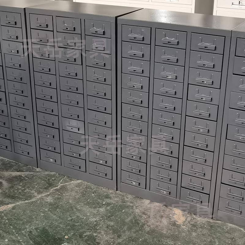 需定制钢制抽屉式零件柜车间样品整理柜重型元件柜铁盒款加厚定制
