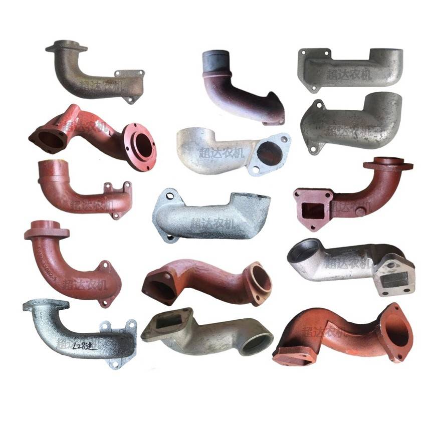 常柴S195 11100 115 L28 125 130 32单缸柴油机进排气管弯头配件