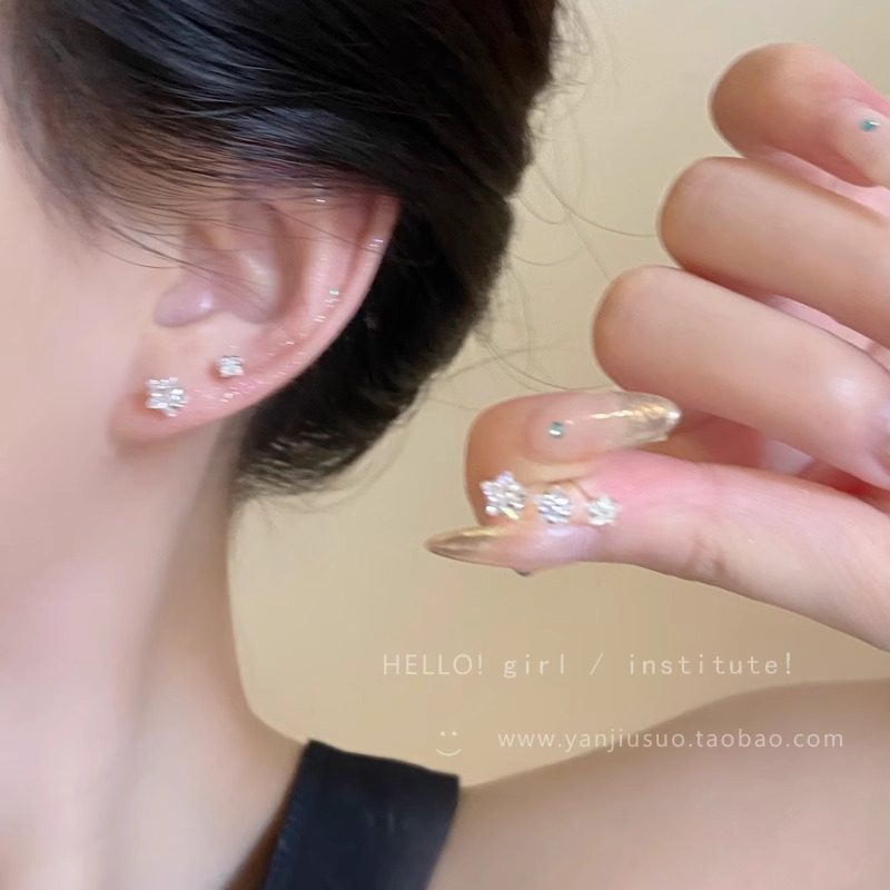 s925纯银针锆石星星耳钉女睡觉免摘养耳洞耳环高级感小巧精致耳饰,饰品/流行首饰/时尚饰品新,耳钉,淘宝优惠券,粉丝福利购,淘宝优惠卷