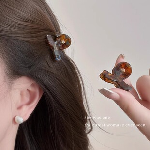 醋酸小号抓夹女高级感半扎发小夹子发饰侧边发夹鲨鱼夹刘海夹头饰