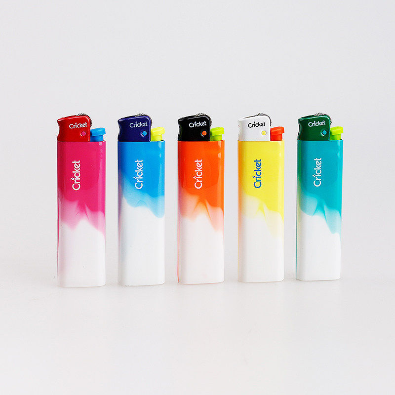 正品cricket草蜢一次性火打火机石砂轮齿轮火机多色高颜值礼品盒