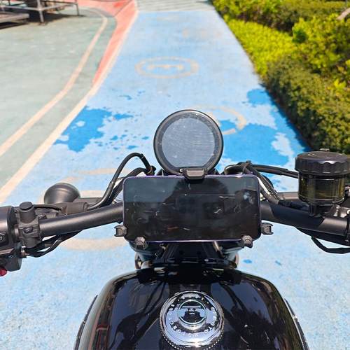 适用春风450CL-C摩托车中置仪表减震手机支架可旋转导航架防震