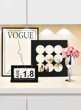 现代轻奢高档玄关装饰品摆件家居客厅电视餐边酒柜高级感软装小众