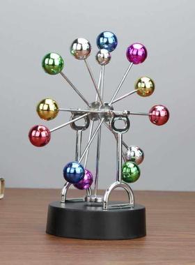 客厅装饰品摆件永动仪牛顿摆球办公桌工艺品办公室桌面酒柜电视柜