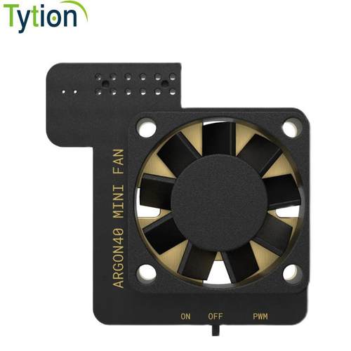 树莓派4B 3B+ Argon迷你PWNM调速散热风扇金属底座散热器带开关