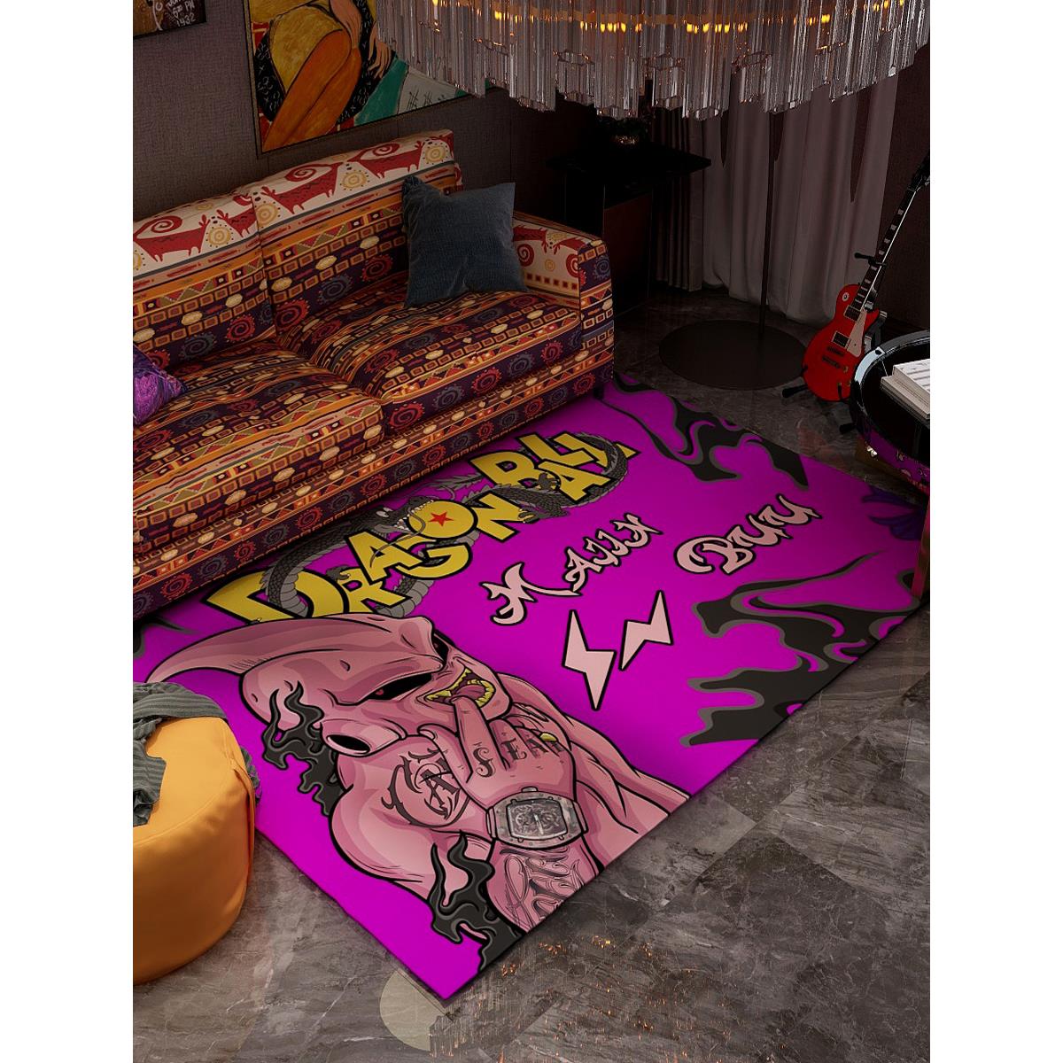 个性化龙珠房间动漫地毯客厅时尚品牌沙发咖啡桌毯子男孩电子竞技