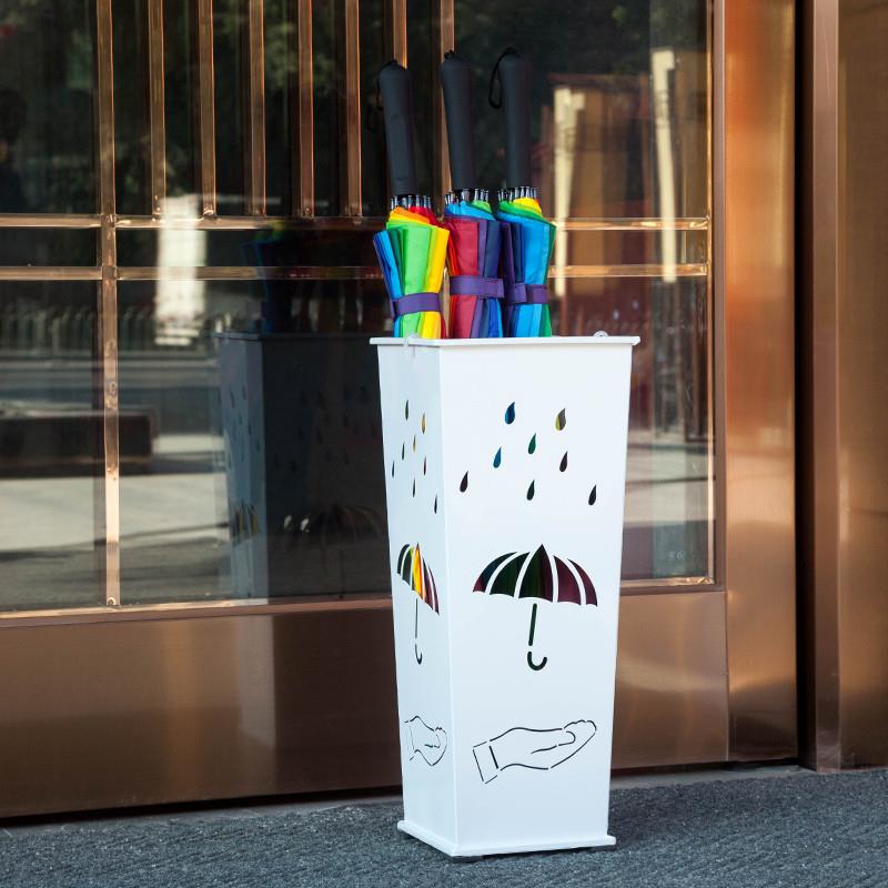 雨伞架商用门口放伞沥水架子伞置物架创意酒店大堂雨伞收纳桶家用