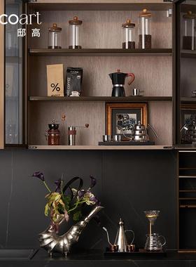 中古咖啡店水吧台橱窗装饰摆件陈列道具氛围感软装设计师陈列搭配