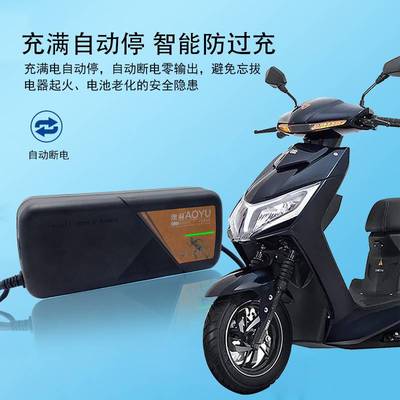 现货电动三轮车电动车澳羽充电器48V60V72V自动断电宗申金澎通用