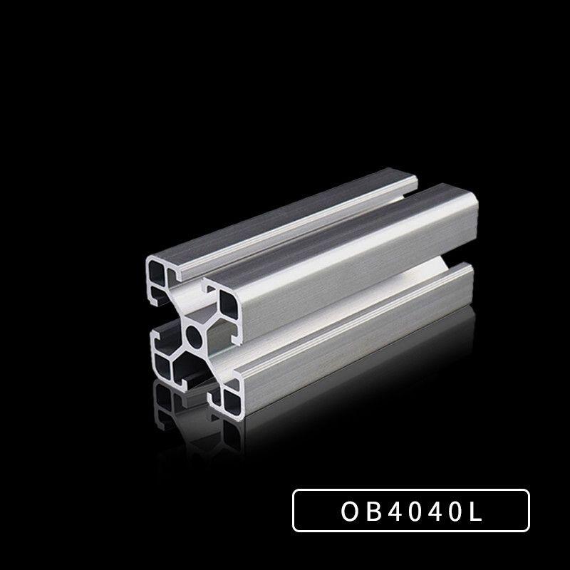 现货速发新品业铝型材欧标4040r型材40*40铝材方管框架型材配件