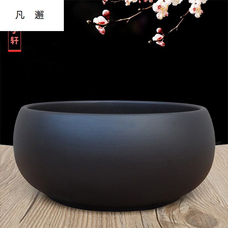现货速发紫砂烟灰缸大号超大特大家用客厅大气办公室高端上档次新