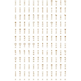 速发护关标识贴纸家用提示贴标签指示贴墙壁灯座板插面装饰保开套