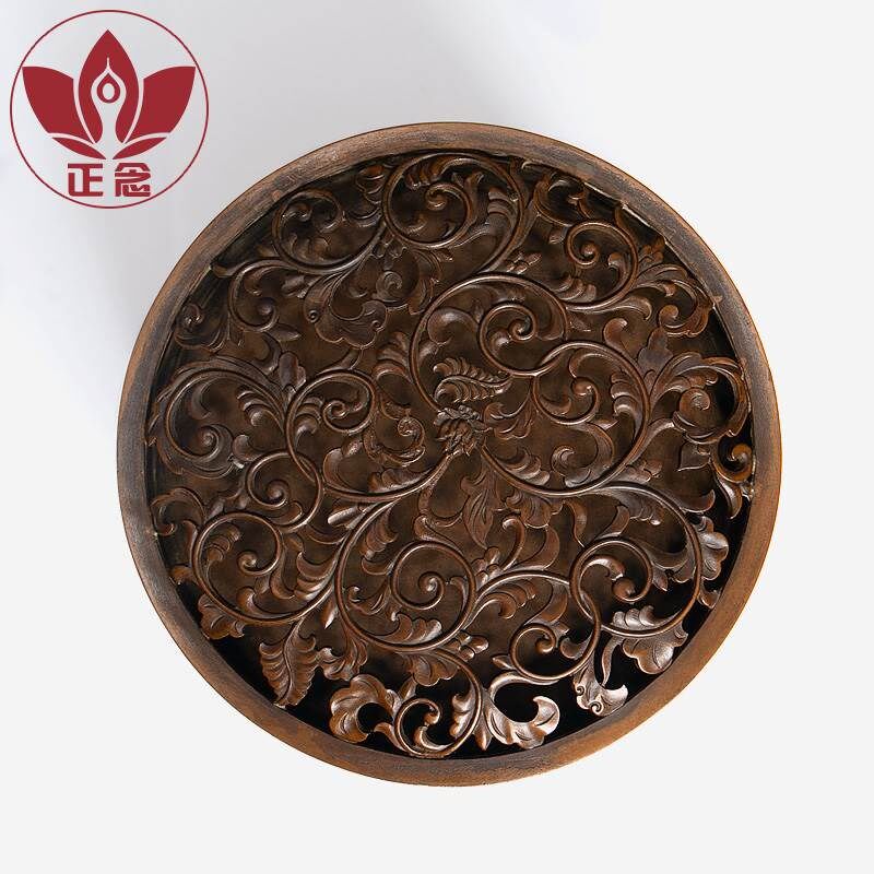 速发庆松堂苏工铜炉名家胡庆松圆印雕打香炉复古纯铜炉浮香篆熏香