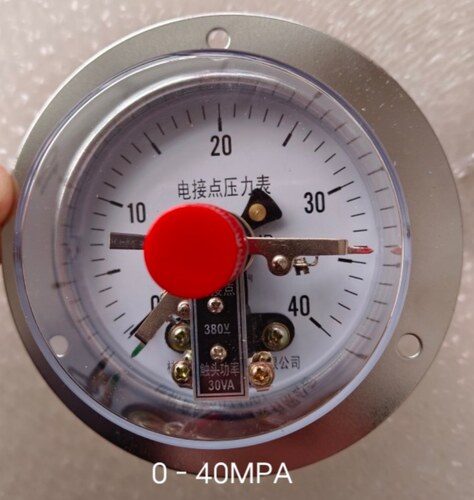 速发YX限100ZT 40a60mp/液压机轴向带边磁助式电接点压力表上下C