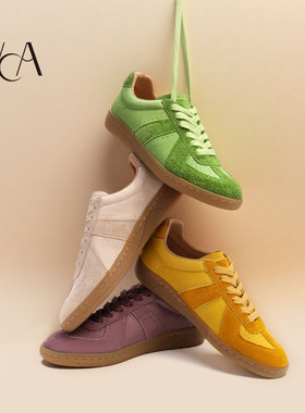 VCA女鞋德训鞋春季网布网孔透气鞋运动鞋训练鞋轻便不累脚牛津鞋